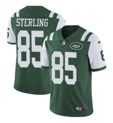 Youth Nike New York Jets #85 Neal Sterling Green Team Color Vapor Untouchable Limited Player NFL Jersey