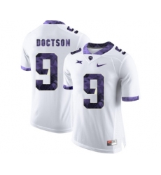TCU Horned Frogs 9 Josh Doctson White Print College Football Limited Jersey