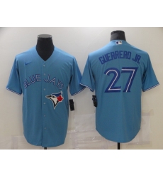 Men's Nike Toronto Blue Jays #27 Vladimir Guerrero Jr. Blue Stitched Baseball Jersey