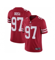 Youth San Francisco 49ers #97 Nick Bosa Red Team Color Vapor Untouchable Limited Player Football Jersey