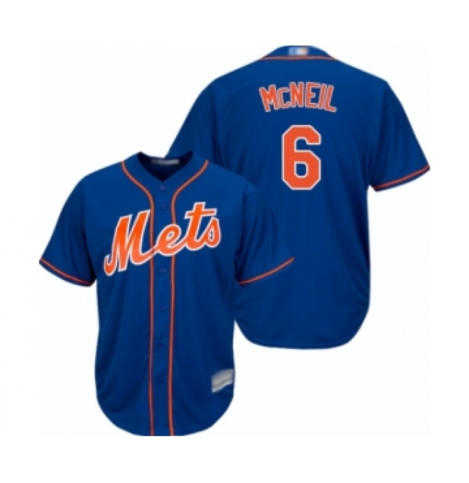 Men's New York Mets #6 Jeff McNeil Replica Royal Blue Alternate Home Cool Base Baseball Jersey