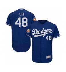 Men's Los Angeles Dodgers #48 Gavin Lux Royal Blue Flexbase Authentic Collection Baseball Player Jersey