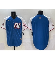 Men's National League Colorado Rockies Blank Blue 2025 All-Star Edition Limited Stitched Baseball