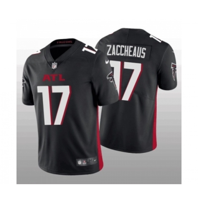 Men's Atlanta Falcons #17 Olamide Zaccheaus Black Vapor Untouchable Stitched Football Jersey