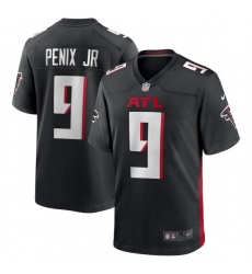 Men's Atlanta Falcons #9 Michael Penix Jr. Nike Black Player Game Jersey