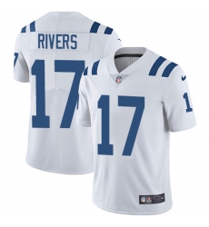 Youth Nike Indianapolis Colts #17 Philip Rivers White Stitched NFL Vapor Untouchable Limited Jersey