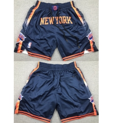 Men's New Yok Knicks Navy Shorts