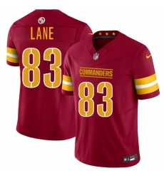 Men's Washington Commanders #83 Jaylin Lane Burgundy 2025 Draft F.U.S.E. Vapor Limited Football Stitched Jersey