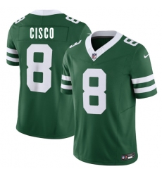 Men's New York Jets #8 Andre Cisco Green 2025 F.U.S.E. Vapor Untouchable Limited Football Stitched Jersey