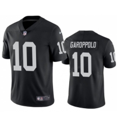 Men's Las Vegas Raiders #10 Jimmy Garoppolo Black Vapor Untouchable Stitched Football Jersey