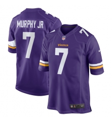Men's Minnesota Vikings #7 Byron Murphy Jr. Nike Purple NFL Game Jersey
