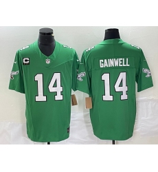 Men's Nike Philadelphia Eagles #14 Kenneth Gainwell Green 2023 F.U.S.E. C Stitched Football Jersey