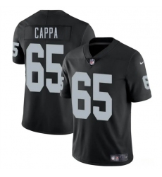 Men's Las Vegas Raiders #65 Alex Cappa Black 2025 Vapor Football Stitched Jersey