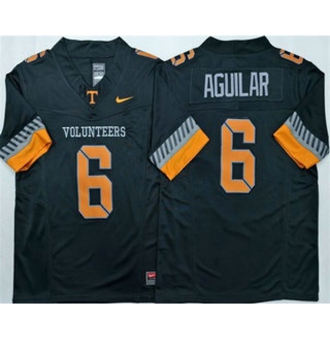 Men's Tennessee Volunteers #6 Joey Aguilar Limited Black 2025 College Football Jersey
