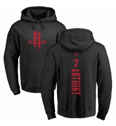 NBA Nike Houston Rockets #7 Carmelo Anthony Black One Color Backer Pullover Hoodie