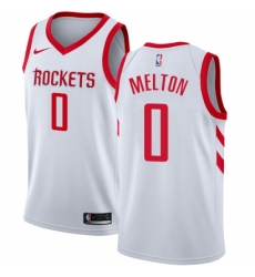 Youth Nike Houston Rockets #0 De'Anthony Melton Swingman White NBA Jersey - Association Edition