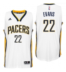 Indiana Pacers #22 Jeremy Evans 2016 Home White New Swingman Jersey