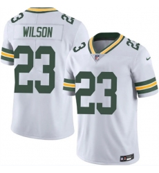 Men's Green Bay Packers #23 Emanuel Wilson White 2025 Vapor Untouchable Limited Football Stitched Jersey