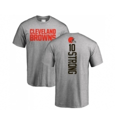 Football Cleveland Browns #10 Jaelen Strong Ash Backer T-Shirt