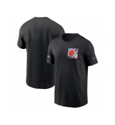 Men's Cleveland Browns Black 2023 Crucial Catch Sideline Tri-Blend T-Shirt
