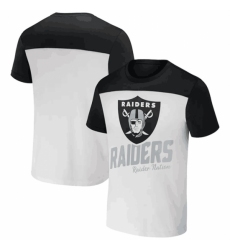 Men's Las Vegas Raiders Cream Black X Darius Rucker Collection Colorblocked T Shirt
