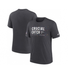 Men's Atlanta Falcons Charcoal 2021 Crucial Catch Performance T-Shirt