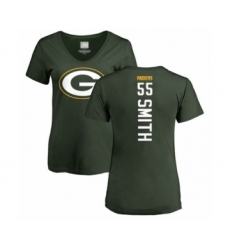 Football Women's Green Bay Packers #55 Za'Darius Smith Green Backer T-Shirt
