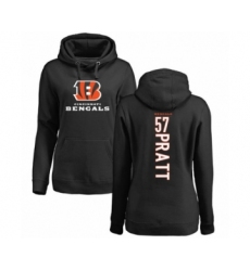 Football Women's Cincinnati Bengals #57 Germaine Pratt Black Backer Pullover Hoodie