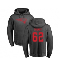 Football New England Patriots #62 Joe Thuney Navy Blue Name & Number Logo Pullover Hoodie