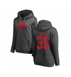 Football Women's Tampa Bay Buccaneers #35 Jamel Dean Ash One Color Pullover Hoodie