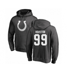 Football Indianapolis Colts #99 Justin Houston Ash One Color Pullover Hoodie