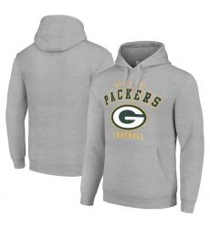 Men's Green Bay Packers Gray Pullover Hoodie