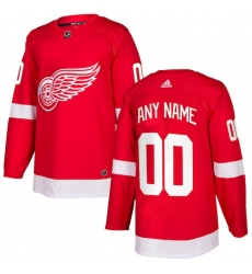 Men's Detroit Red Wings adidas Red Authentic Custom Jersey