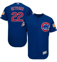 Men's Majestic Chicago Cubs #22 Jason Heyward Royal Blue Alternate Flex Base Authentic Collection MLB Jersey