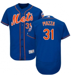 Men's Majestic New York Mets #31 Mike Piazza Royal Blue Alternate Flex Base Authentic Collection MLB Jersey