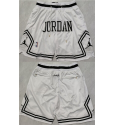 Men's Michael Jordan White Shorts