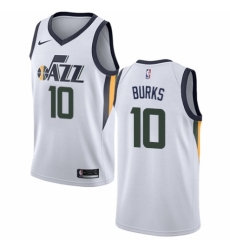 Youth Nike Utah Jazz #10 Alec Burks Swingman NBA Jersey - Association Edition