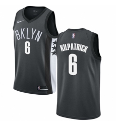 Men's Nike Brooklyn Nets #6 Sean Kilpatrick Swingman Gray NBA Jersey Statement Edition
