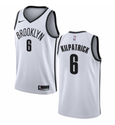Youth Nike Brooklyn Nets #6 Sean Kilpatrick Swingman White NBA Jersey - Association Edition