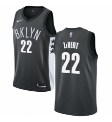 Women's Nike Brooklyn Nets #22 Caris LeVert Swingman Gray NBA Jersey Statement Edition