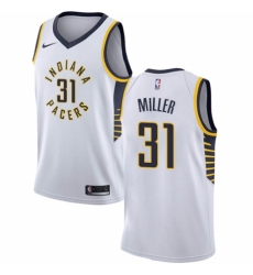Youth Nike Indiana Pacers #31 Reggie Miller Authentic White NBA Jersey - Association Edition