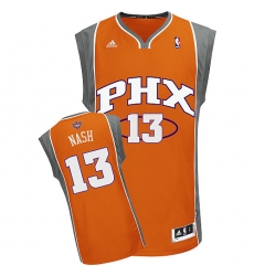 Men's Adidas Phoenix Suns #13 Steve Nash Swingman Orange NBA Jersey
