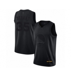 Men's Golden State Warriors #35 Kevin Durant Swingman Black MVP Basketball Jersey
