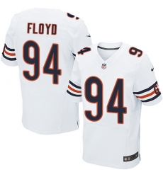 Men's Nike Chicago Bears #94 Leonard Floyd Elite White NFL Jersey