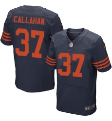 Men's Nike Chicago Bears #37 Bryce Callahan Elite Navy Blue Alternate NFL Jersey