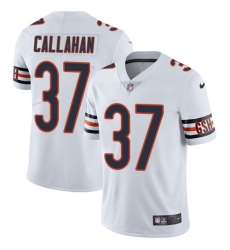 Men's Nike Chicago Bears #37 Bryce Callahan White Vapor Untouchable Limited Player NFL Jersey
