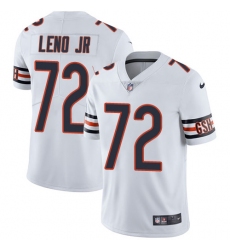 Youth Nike Chicago Bears #72 Charles Leno White Vapor Untouchable Limited Player NFL Jersey