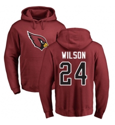 NFL Nike Arizona Cardinals #24 Adrian Wilson Maroon Name & Number Logo Pullover Hoodie