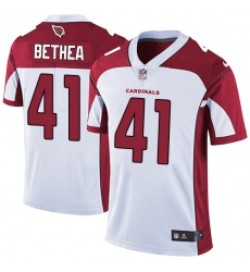Men's Nike Arizona Cardinals #41 Antoine Bethea White Vapor Untouchable Limited Player NFL Jersey
