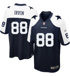 Men's Nike Dallas Cowboys #88 Michael Irvin Game Navy Blue Throwback Alternate NFL Jersey